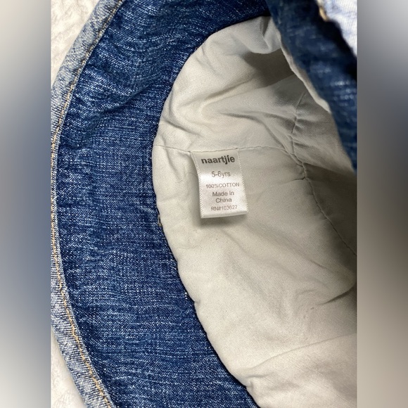Naartjie Girls Denim Bucket Hat 5/6Y - Picture 3 of 6